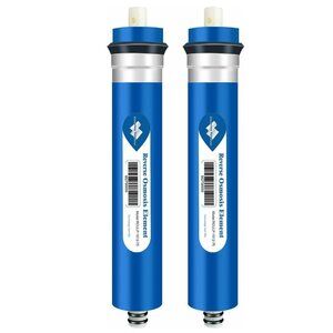 2-Pack RO Membrane Home Drinking Filters – 75 GPD by Membrane Solutions